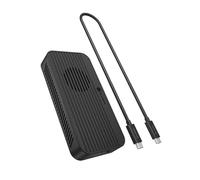 ICY Box Diamond Case 1980 (Boîtier SSD M.2 NVMe Thunderbolt 5), Jusqu’à 80 Gbit/s, Aluminium, Ventilateur Actif, sans Outil, pour 2280 M-Key, Jusqu’à 8 to, IB-1980M-80G