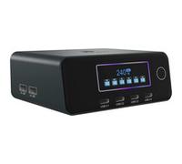 ICY BOX Diamond Charge 2401 chargeur GaN avec écran LCD-TFT