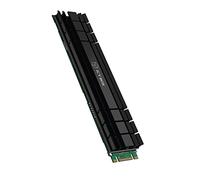 ICY BOX Glacière flat M.2 avec 5 mm de hauteur pour M.2 SSD (22110), aluminium, 2x patins conducteurs de chaleur en silicone, autocollants, passifs, noirs