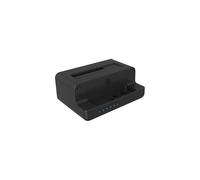 ICY BOX HDD / M.2 NVMe SSD Docking Station USB 3.2 Gen 2 (10 Gbit/s), Station de clonage de disques durs & lecteur (SATA 2,5/ 3,5 pouces & M.2 NVMe), Externe, Adaptateur, USB-C, USB-A, IB-2914MS 31
