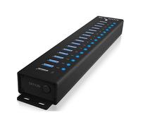 ICY BOX Hub 17 ports avec connexion USB 3.2 Gen 1 Type-A
