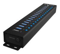 ICY BOX IB-HUB1717-U3 USB 3.2 Gen 1 (3.1 Gen 1) Type-A 5000 Mbit/s Noir
