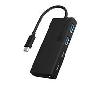 Raidsonic Icy Box Hub multiport USB-C IB-HUB1426-CPD 4 ports USB 3.1 PD 60W Aluminium Noir