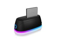 ICY BOX IB-1124L-C3 Boîtier Externe pour HDD/SSD 2.5/3.5" SATA I/II/III USB 3.2 Gen 1 Type-B 5Gbit/s, Support UASP, Noir