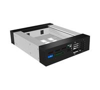 ICY BOX "IB-129SSK-B 13,3 cm (5.25"") Panneau de façade Noir, Cadrage"