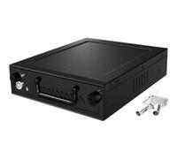 ICY BOX IB-148SSK-B - Rack de stockage mobile avec ventilateur - 2,5" / 3,5" partagé (6,4 cm/8,9 cm partagé)