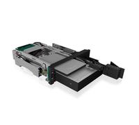 ICY BOX IB-173SSK - Rack mobile 2 baies pour 1 disque dur 2"1/2 et disque dur 3"1/2 Serial ATA/SAS (dans baie 5"1/4) ( Catégorie :