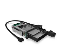 ICY BOX IB-174SSK-U - Rack de stockage mobile - 2.5", 3.5" - noir