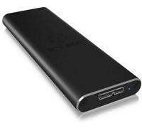 ICY BOX IB-183M2, Ext.-Gehäuse, 1x M.2 SATA SSD zu USB 3.0 Host, Aluminium, schwarz Boîtier pour SSD M.2 USB 3.0 5 GBit/s M.2 SATA 2230, 2242, 2260, 2280 60083