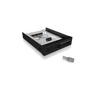 ICY BOX IB-2217ASTS : Plateau 3.5" pour HDD/SSD 2.5", SATA III 6Gbit/s, Aluminium/Plastique/Acier, Hot Swap, Verrouillage, Compatible Windows/macOS