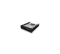 ICY BOX IB-2217StS : Plateau de stockage 3.5" pour HDD/SSD 2.5" SATA I/II/III jusqu'à 6Gbit/s, Aluminium/Plastique/Acier, Hot-Swap, Noir