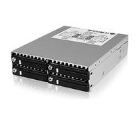 ICY BOX IB-2222SSK 5.25" Plateau de stockage de disques Noir