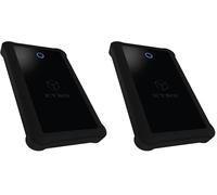 ICY Box IB-233U3-B Boîtier Externe sans vis pour Disque Dur 2,5" SATA III Noir (Lot de 2)