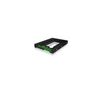 ICY BOX IB-2538STS : Cage Universelle pour Disque 2.5" - Plastique Noir 145x100x15mm - Compatible châssis universel - Incl. Vis de montage
