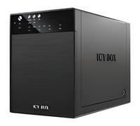 11584 Boîtier externe pour 4 Disque Dur 3,5\'\' SATA I/II/III/eSATA USB 3.0 Noir - Icy Box