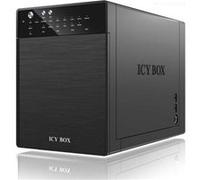 11584 Boîtier externe pour 4 Disque Dur 3,5\'\' SATA I/II/III/eSATA USB 3.0 Noir - Icy Box