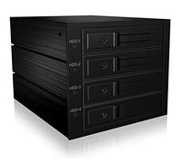 Icy Box IB-564SSK Boîtier pour 4 x Disques durs 3,5" 3 Baies 5,25" SATA/SAS I/II/III Noir