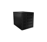 ICY BOX IB-565SSK - Compartiment pour lecteur de support de stockage - 3.5" - noir