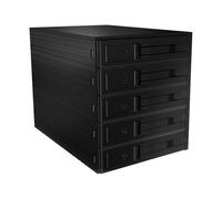 Raidsonic Icy Box Plateau de stockage de disques IB-565SSK 3x 5,25 Noir