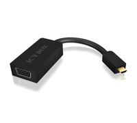 ICY BOX IB-AC503 VGA (D-Sub) HDMI Type D (Micro) Noir