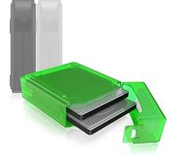 ICY BOX IB-AC6025-3 Étui Plastique Vert, Gris, Blanc, Étui de protection