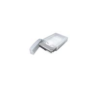 ICY BOX IB-AC602A Étui pour Disque Dur 3.5" en Plastique Translucide 120x120x37mm, Compatible Toutes Marques, 100g