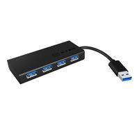 ICY BOX IB-AC6104-B 5000 Mbit/s Noir, Hub USB