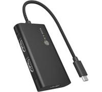 ICY BOX Adaptateur USB-C vers 3×HDMI IB-AD1030-C – 8K@60Hz, USB 3.2 Gen 2, 20 cm