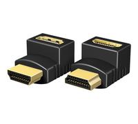 ICY BOX IB-CB009-1 - Adaptateur HDMI - HDMI mâle pour HDMI femelle - noir - support 4K (pack de 2)