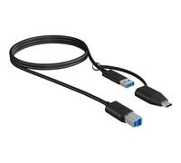 Icy Box IB-CB032 USB Adapter IcyBox USB 3.2 (Gen 1) Type B zu Type A & Type C