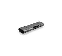 Icy box IB-CR200-C Lecteur de cartes SD/MicroSD (TF) USB 2.0 avec interface Type-C et -A vers micro USB (OTG), anthracite Raidsonic | Lecteur de cartes externe avec connecteur multi-USB | Externe | Mi