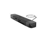 ICY Box IB-CR203-CU3 Lecteur de Cartes 3 en 1 USB-C/A, SD & microSD 5 Gbit/s avec Port USB-A supplémentaire pour PC, Ordinateur Portable, MacBook, Tablette et Smartphone