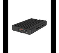 ICY BOX IB-CR602M-C31 Boîtier SSD M.2 Dual SATA/NVMe USB Type-C 3.2 Gen 2 (10 Gbit/s) Lecteur de cartes SD Aluminium Noir