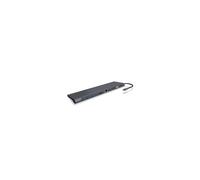 ICY BOX IB-DK2102-C Dock USB-C 3.2 Gen 1, Triple Affichage 4K, HDMI/MiniDP/VGA, Ethernet Gigabit, Lecteur Cartes SD/MicroSD, Power Delivery 100W