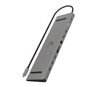 ICY BOX IB-DK2106-C Avec fil USB 3.2 Gen 1 (3.1 Gen 1) Type-C Anthracite, Noir