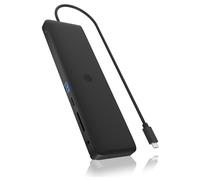 ICY BOX IB-DK2116-C Station d'accueil USB 3.2 Gen 2 (3.1 Gen 2) Type-C Noir