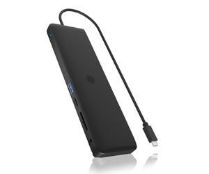 ICY BOX IB-DK2116-C Station d'accueil USB 3.2 Gen 2 (3.1 Gen 2) Type-C Noir