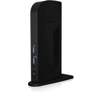 Icy Box IB-DK2242AC Station d'accueil Displayport Gigabit Docking 11 ports Noir Noir G