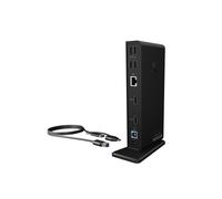 ICY BOX IB-DK2251AC Dock USB 3.2 Gen 2 Type-A, 4xUSB 2.0, 2xUSB 3.2 Gen 1 Type-A, USB-C, 2xHDMI, Ethernet, Full HD, Noir