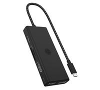 ICY BOX IB-DK4011-CPD Avec fil USB 3.2 Gen 1 (3.1 Gen 1) Type-C Noir