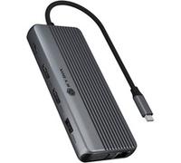Raidsonic Icy Box Station d'accueil IB-DK4062-CPD – 12 en 1 2xHDMI+VGA USB-C PD 100W LAN aluminium