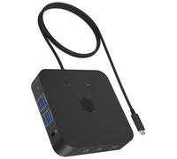 ICY BOX IB-DK4090-C Station d'accueil USB 3.2 Gen 2 (3.1 Gen 1) Type-C Noir