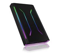 ICY BOX IB-G226L-C31 Boîtier Lumineux RVB pour SSD SATA 2,5"