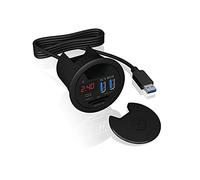 Raidsonic Icy Box Hub USB IB-HUB1404 Noir 60 mm