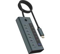 Icy Box IB-HUB1457-C31 Hub 7 ports IcyBox Hub USB 3.2 Gen 2 Type-C retail