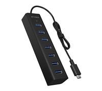 Hub Multiport USB-C® (USB 3.1) ICY BOX IB-HUB1700-C3 7 ports noir