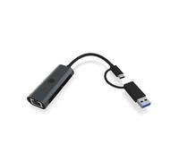 Icy Box IB-LAN301-C3 Adapter IcyBox USB3.2 Gen1 Type-A, Type-C 2.5GB Ethernet LAN retail