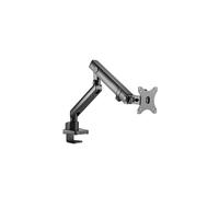ICY BOX IB-MS313-T Support Bureau pour Écran 32" (81.3cm) Pince Aluminium/Acier VESA 75x75/100x100mm Inclinaison -45°/+90° Rotation 360° Noir
