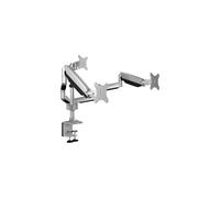 ICY BOX IB-MS505-TI 81,3 cm (32") Pince Noir, Argent - Supports d'écrans plats pour bureau (Pince, 21 kg, 81,3 cm (32"), 75 x 75 mm, 100 x 100 mm, Noir, Argent)