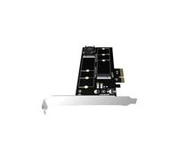 ICY BOX IB-PCI209 - Contrôleur de stockage - M.2 - M.2 Card - PCIe 3.0 x4, SATA 6Gb/s - noir
